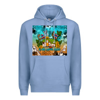 Colony Blue camping is my happy place Premium Hoodie - AdoDesignShop