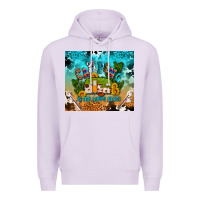 Lilac camping is my happy place Premium Hoodie - AdoDesignShop