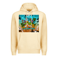 Pina Colada camping is my happy place Premium Hoodie - AdoDesignShop