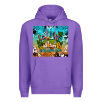 Purple camping is my happy place Premium Hoodie - AdoDesignShop