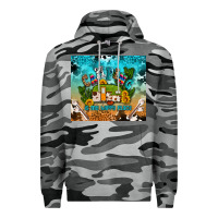 Slate Camo camping is my happy place Premium Hoodie - AdoDesignShop