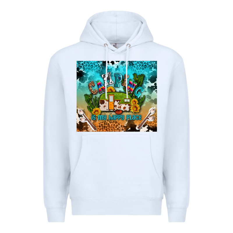 Camping Is My Happy Place Premium Hoodie by AdoDesignShop | Teevron