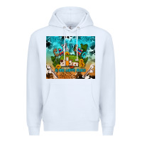 White camping is my happy place Premium Hoodie - AdoDesignShop