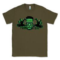 Army Green The Frankenstein Classic Tee - artisFamous