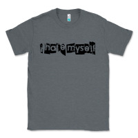 Charcoal Heather i hate myself Classic Tee - artisFamous