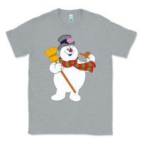 Heather Grey Frosty The Snowman New Sku Classic Tee - artisFamous