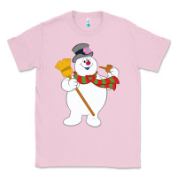 Bubblegum Pink Frosty The Snowman New Sku Classic Tee - artisFamous