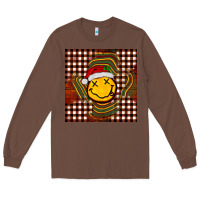 Chestnut Christmas smiley face Long Sleeve Tee - BarkalooDesign