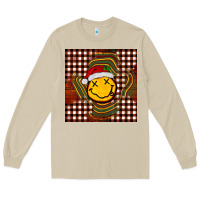 Mushroom Christmas smiley face Long Sleeve Tee - BarkalooDesign
