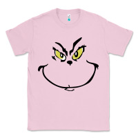 Bubblegum Pink Grinch Face Classic Tee - artisFamous