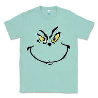 Seafoam Grinch Face Classic Tee - artisFamous