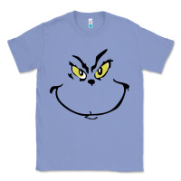 Colony Blue Grinch Face Classic Tee - artisFamous