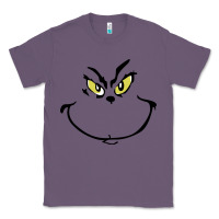 Lavender Grinch Face Classic Tee - artisFamous