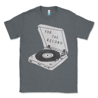 Charcoal Heather for the record Classic Tee - artisFamous