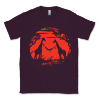 Plum giraffe Classic Tee - artisFamous