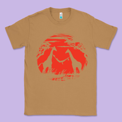 Giraffe Classic Tee Designed By Artisfamous