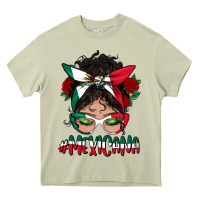 Mossy mexicana messy bun mama Heavy Core Tee - BundleAndBundleShop