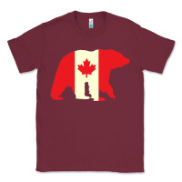 Burgundy Canadian Bear Classic Tee - artisFamous