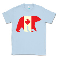 Dusty Blue Canadian Bear Classic Tee - artisFamous