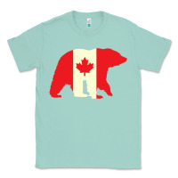 Seafoam Canadian Bear Classic Tee - artisFamous