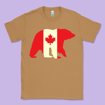 Canadian Bear Classic Tee Designed By Artisfamous