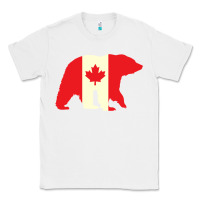White Canadian Bear Classic Tee - artisFamous