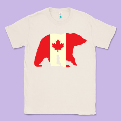 Canadian Bear Classic Tee Designed By Artisfamous