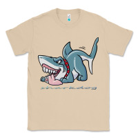 Mushroom Sharkdog Sticker Classic Tee - artisFamous