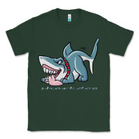 Sports Green Sharkdog Sticker Classic Tee - artisFamous