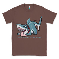 Chestnut Sharkdog Sticker Classic Tee - artisFamous