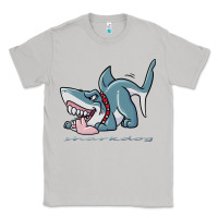 Moon Dust Sharkdog Sticker Classic Tee - artisFamous