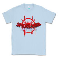 Dusty Blue into the spider verse film Classic Tee - artisFamous