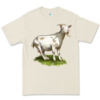 Bone cashmere goat Premium Tee - LillyAllenDesigns