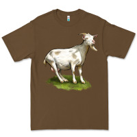 Cacao cashmere goat Premium Tee - LillyAllenDesigns