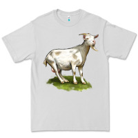 Dove Grey cashmere goat Premium Tee - LillyAllenDesigns