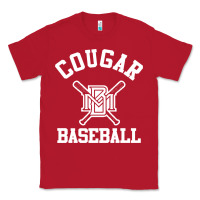 Red blue mountain cougars club Classic Tee - artisFamous