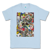 Dusty Blue sneaker searth Classic Tee - artisFamous