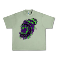 Oil Green tie dye patch Urban Heavy Tee - RanaPortraitStore