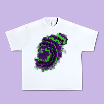 Tie Dye Patch Urban Heavy Tee Designed By Ranaportraitstore