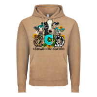 Vintage Coffee ocd obsessive cow disorder Vintage Hoodie - AdoDesignShop