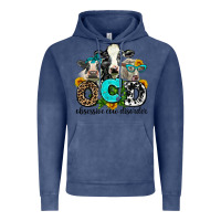 Vintage Denim ocd obsessive cow disorder Vintage Hoodie - AdoDesignShop