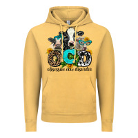 Vintage Mustard ocd obsessive cow disorder Vintage Hoodie - AdoDesignShop