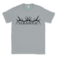 Heather Grey Elkaholic Classic Tee - artisFamous