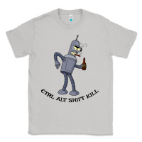 Moon Dust Futurama Ctrl Alt Shift Kill Bender Classic Tee - artisFamous