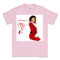 Bubblegum Pink All I Want for Christmas Is You Classic Tee - artisFamous