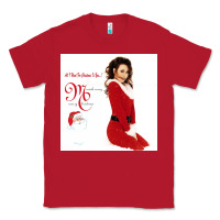 Red All I Want for Christmas Is You Classic Tee - artisFamous