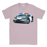 Lilac police car Classic Tee - artisFamous