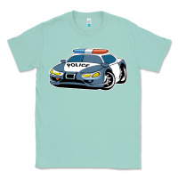 Seafoam police car Classic Tee - artisFamous