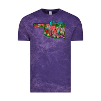 Cloud Purple oklahoma Vintage Tee - SublimationCraftShop