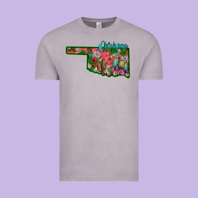 Oklahoma Vintage Tee Designed By Sublimationcraftshop